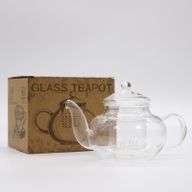 Coffret Cadeau Théière Infuseur en Verre - Perle Ronde - 400ml
