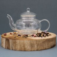 Coffret Cadeau Théière Infuseur en Verre - Perle Ronde - 400ml