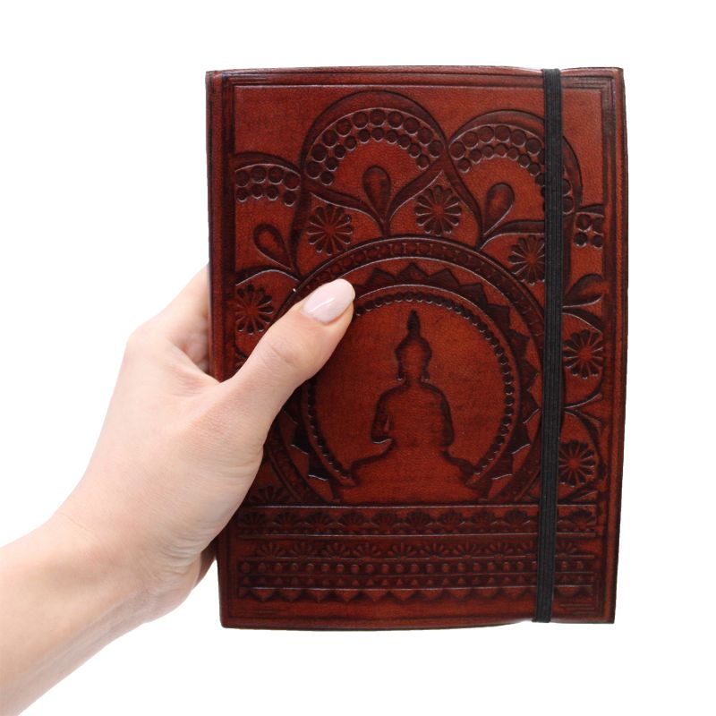 Petit carnet à bandoulière - Mandala tibétain
