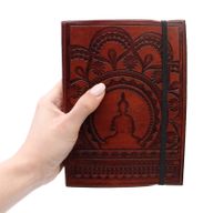 Petit carnet à bandoulière - Mandala tibétain