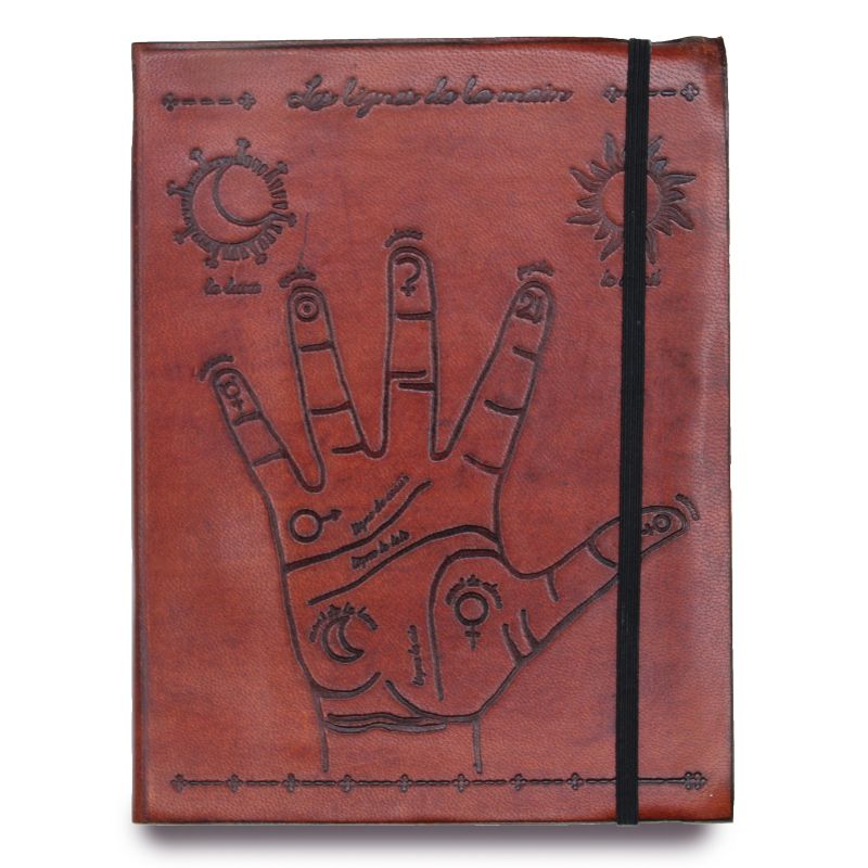 Carnet moyen avec bandoulière - Chiromancie