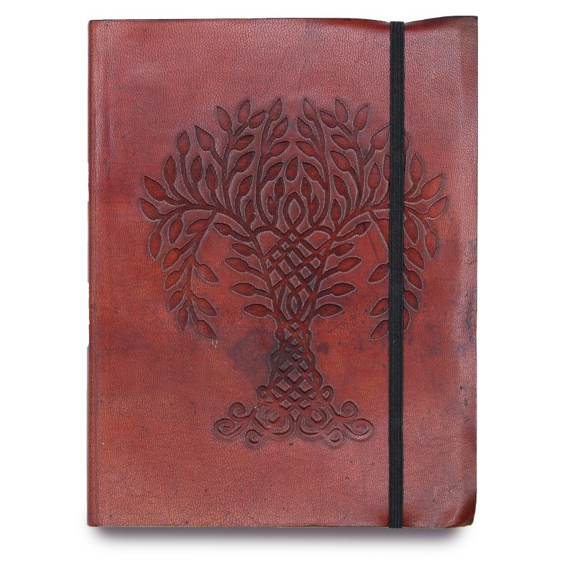 Carnet moyen à bandoulière - Arbre de vie