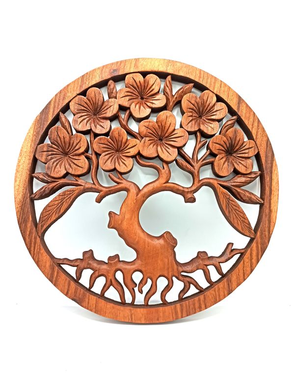 Arbre de Vie Frangipanier Sculté - 40cm