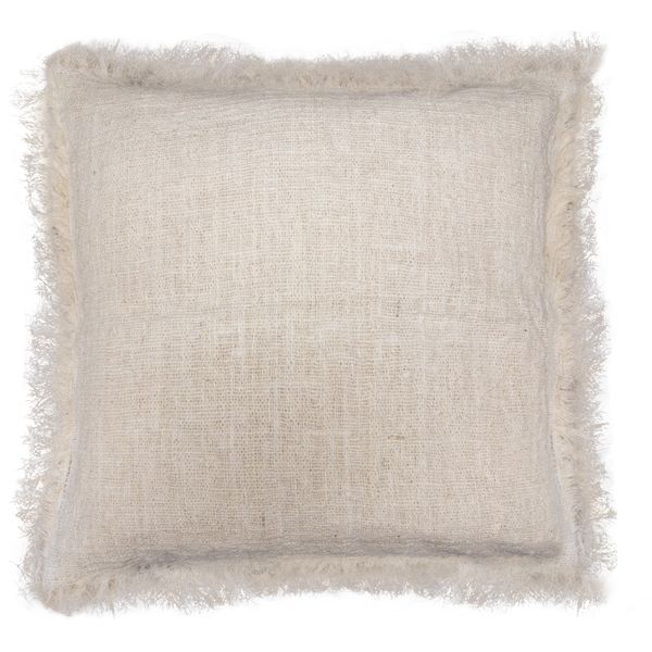 Coussin en lin 45x45cm avec frange