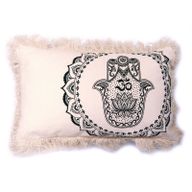 Coussin Mandala Hamsa - 30x50cm - vert