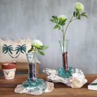 Verre sur Bois Blanchi - Vase - Moyen