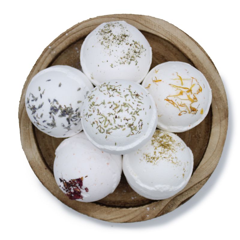 Bombe de bain au sel de l'Himalaya Relax