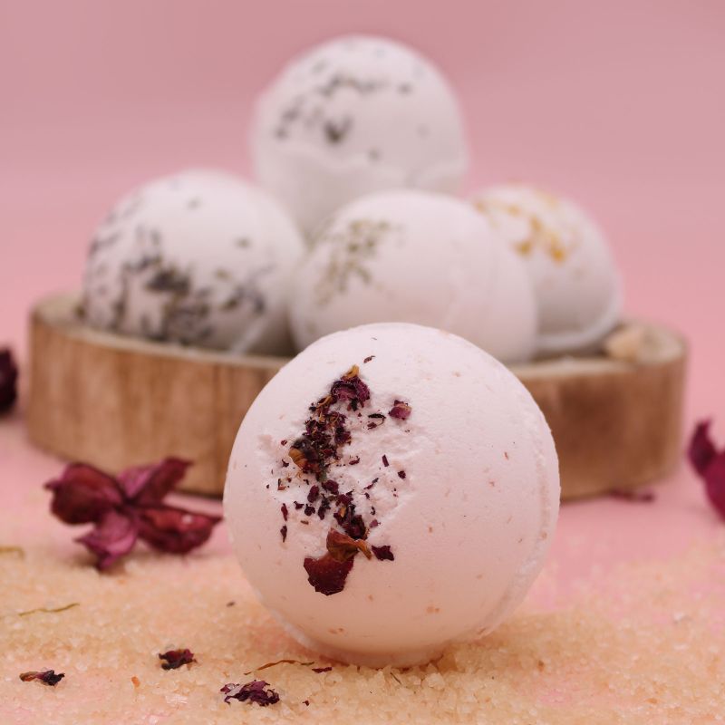 Bombe de bain au sel de l'Himalaya sensuelle