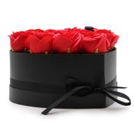 Bouquet Cadeau Fleur de Savon - 13 Roses Rouges - Coeur