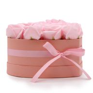 Bouquet Cadeau Fleur de Savon - 13 Roses Roses - Coeur
