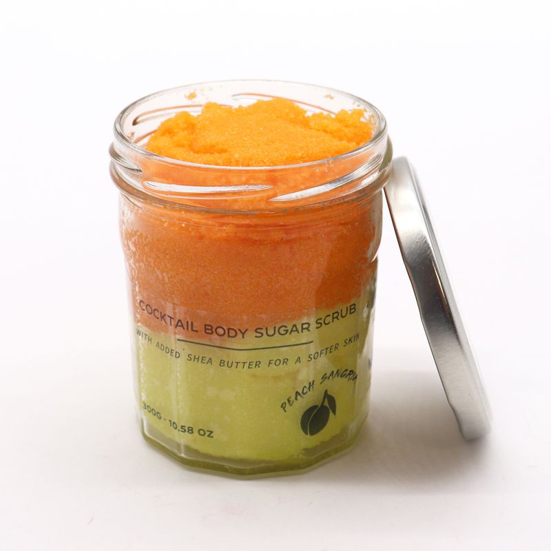 Gommage Corporel au Sucre Parfumé - Sangria de Pêche 300g