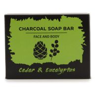 Savon au Charbon 85g - Eucalyptus & Cèdre