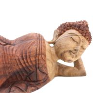 Statue de Bouddha Sculptée à la Main - 50cm - Endormi