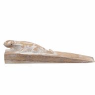 Arrêt de porte sculpté à la main - Lézard