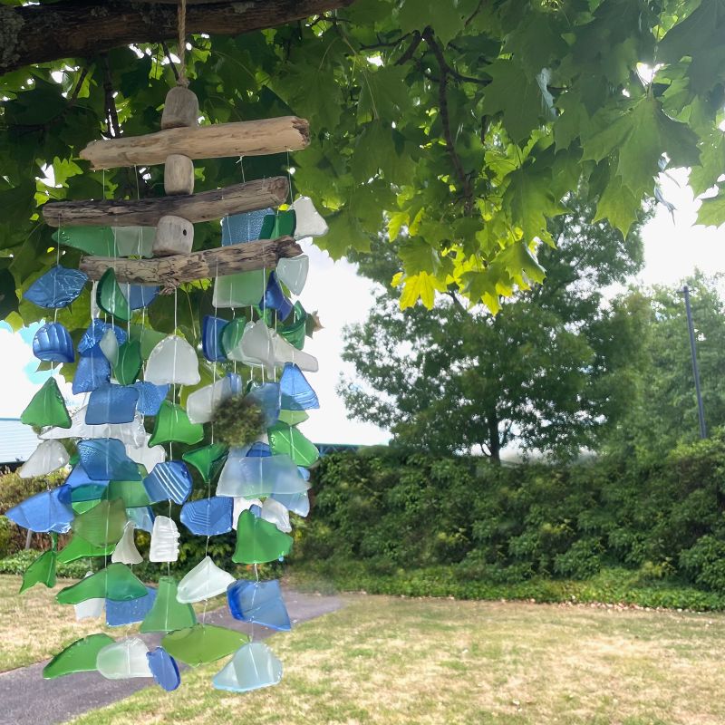 Carillon Trois Bâtons Flexibles - Vert / Blanc / Bleu