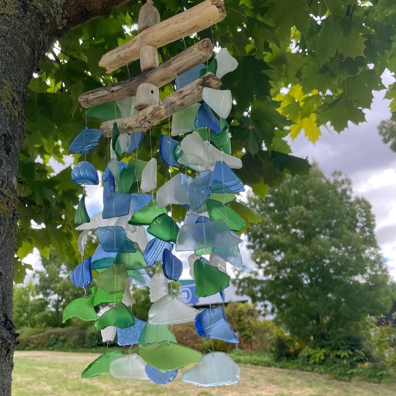Carillon Trois Bâtons Flexibles - Vert / Blanc / Bleu