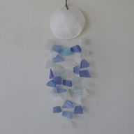 Copy & Glass Drop - Verre bleu et blanc