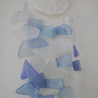 Copy & Glass Drop - Verre bleu et blanc