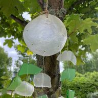 Copy & Glass Drop - Verre vert et blanc