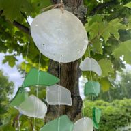 Copy & Glass Drop - Verre vert et blanc