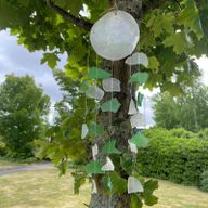 Copy & Glass Drop - Verre vert et blanc