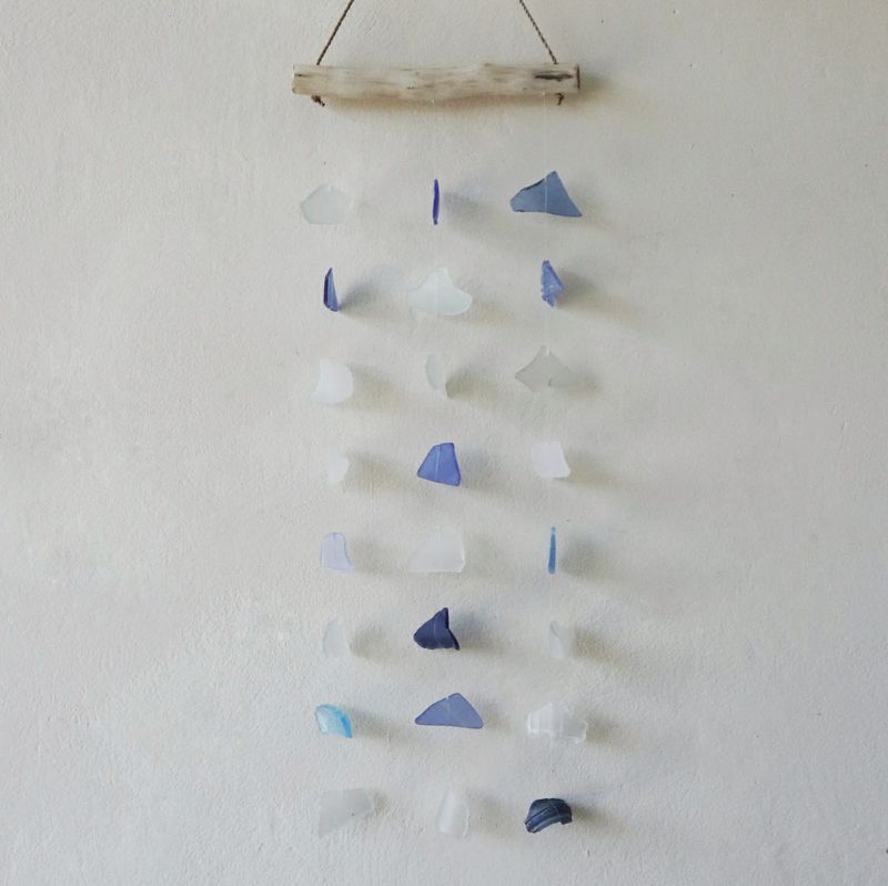 Trois gouttes - Bleu et blanc