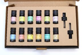 Ensemble d'huiles essentielles d'aromathérapie - Le Top 12