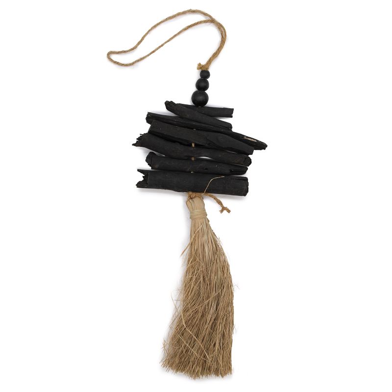 Pompon en Bois Flotté à suspendre 42 cm