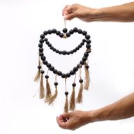 Grand Mobile Coeur Perle  33x23cm