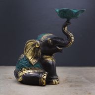Moyenne Bougie Éléphant / Porte-Encens