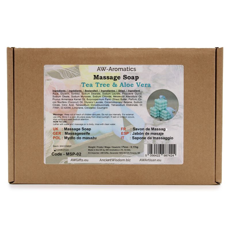 Savons de Massage - Tea Tree & Aloe Vera