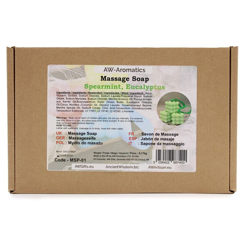 Savons de massage - Menthe verte & Eucalyptus