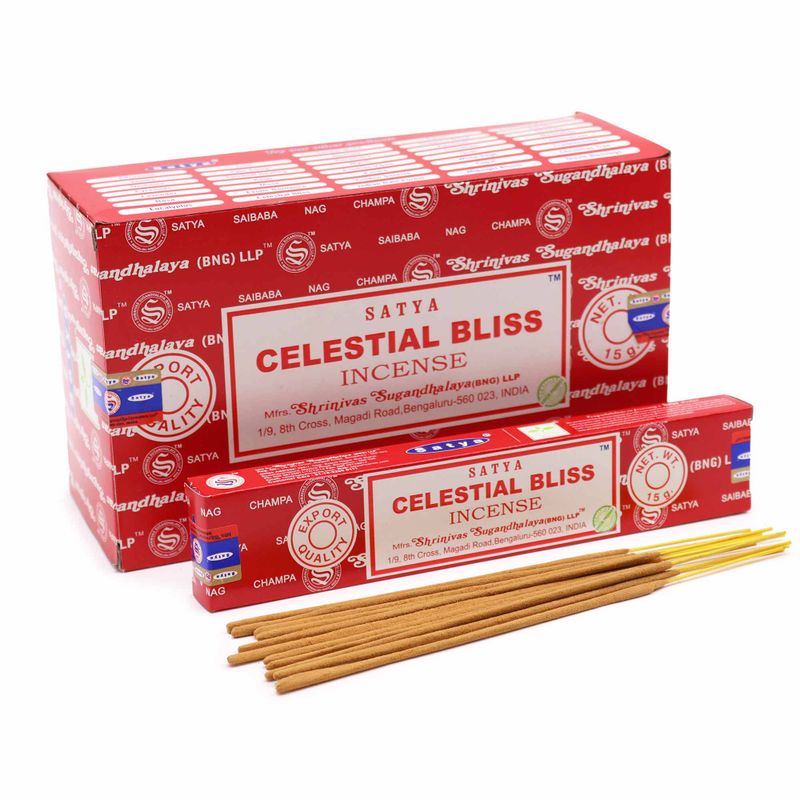 Bâtonnets d'encens Satya 15g - Bonheur céleste
