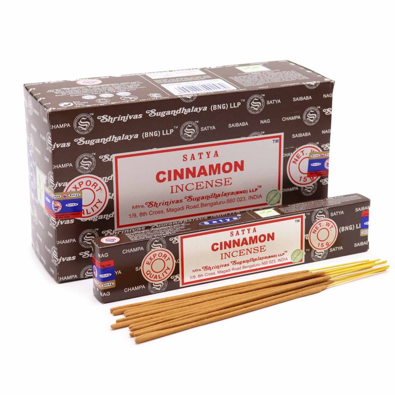 Bâtonnets d'encens Satya 15g - Cannelle