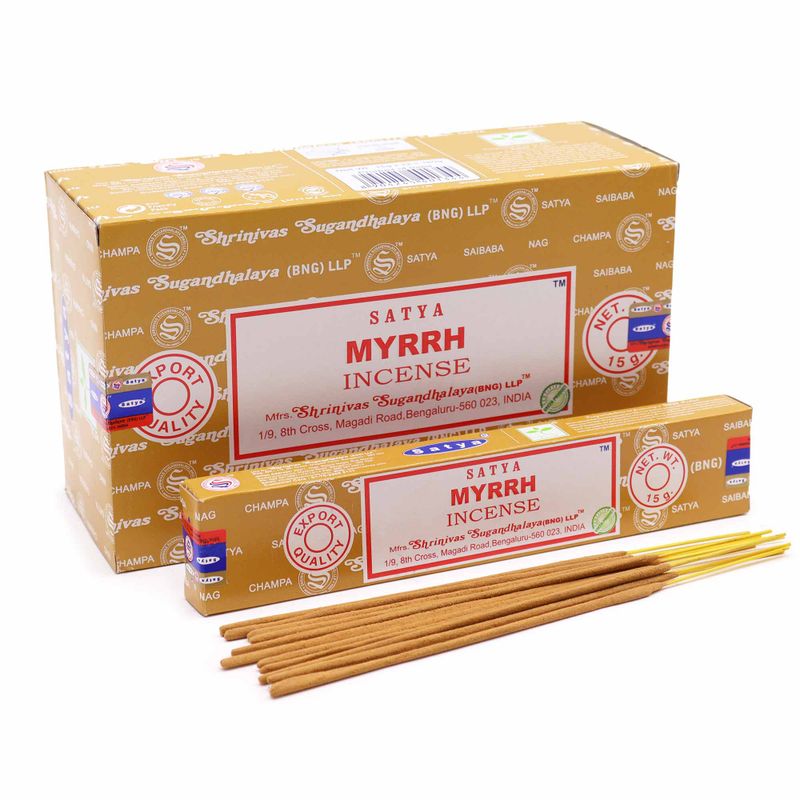 Bâtons d'Encens Satya 15g - Myrrhe