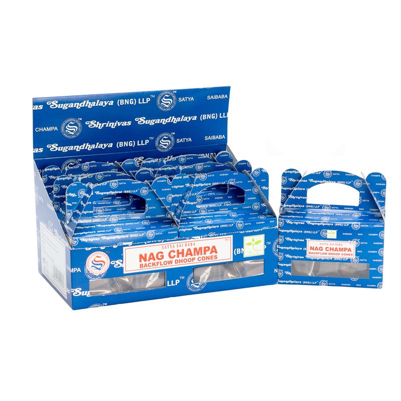Boîte de 6 - Satya Nagchampa Cônes Refoulement