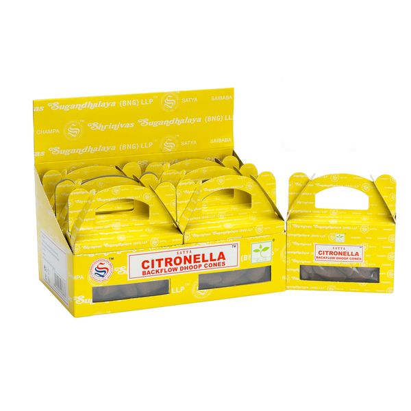 Boîte de 6 - Satya Citronnelle Cône Refoulement