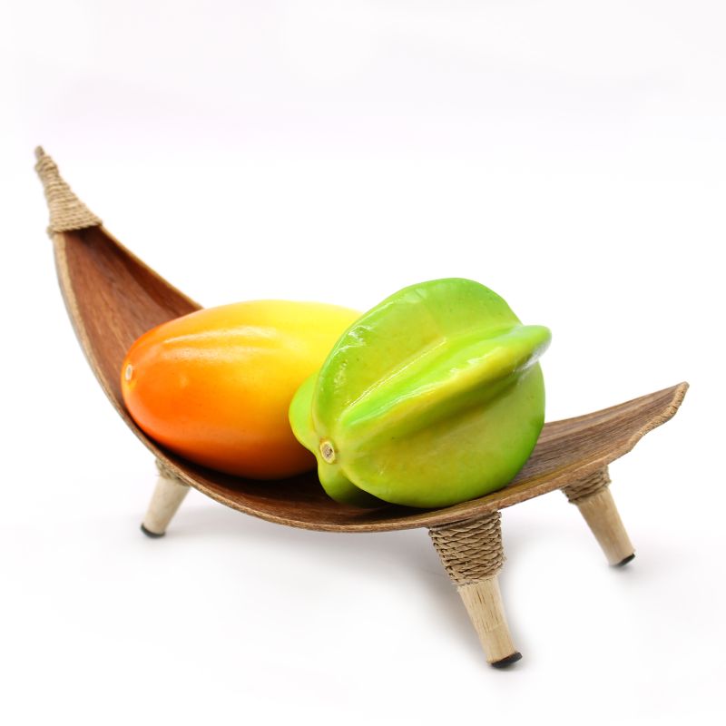 Corbeilles à Fruits Feuille de Noix de Coco - Naturel