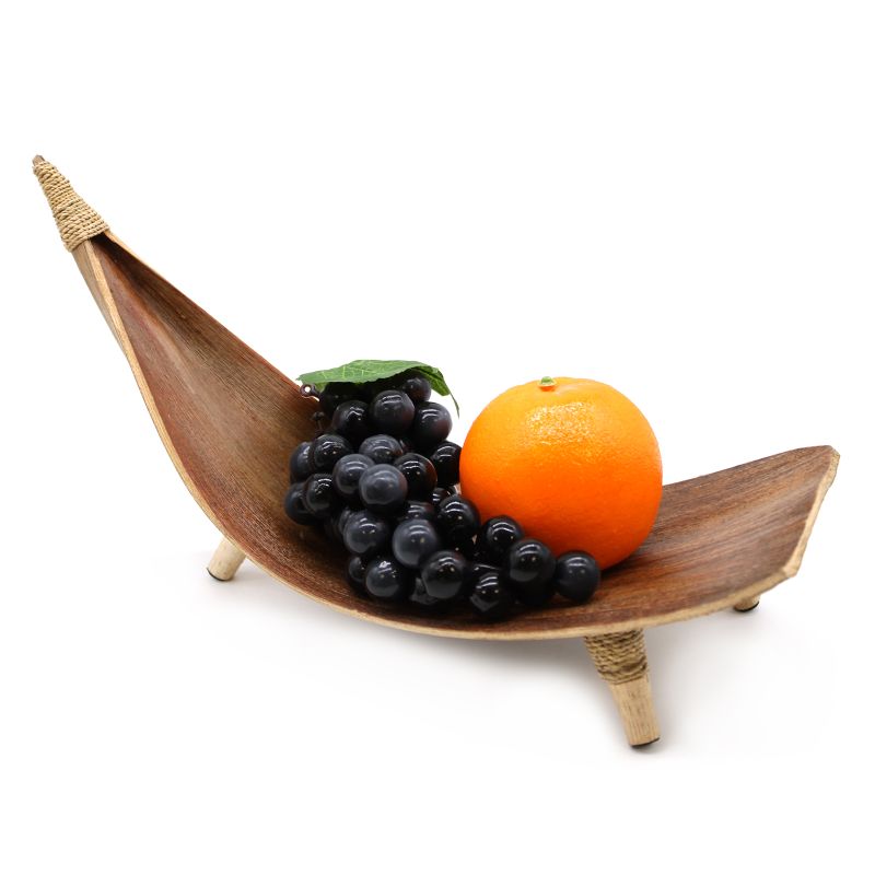 Corbeilles à Fruits Feuille de Noix de Coco - Naturel