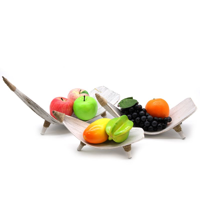 Corbeilles à Fruits Feuille de Noix de Coco - Naturel