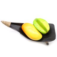 Corbeilles à Fruits Feuille de Noix de Coco - Naturel