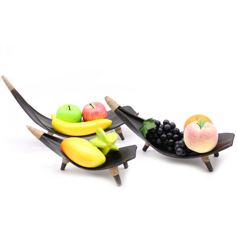 Corbeilles à Fruits Feuille de Noix de Coco - Naturel