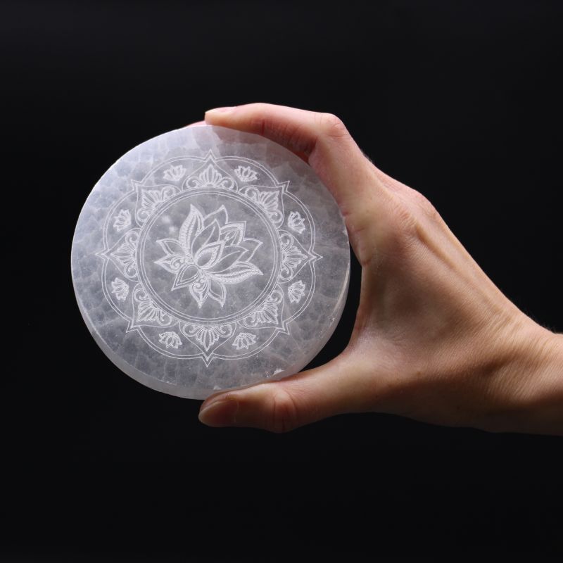 Plaque de Recharge Moyenne 10cm - Lotus Mandala