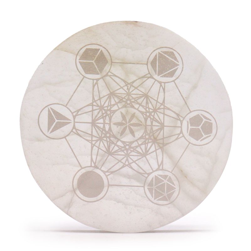 Grande Plaque de Recharge 18cm - Géométrie Sacrée