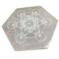 Grande Plaque de Charge Hexagonale 18cm - Direction & Décision