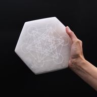 Grande Plaque de Charge Hexagonale 18cm - Direction & Décision