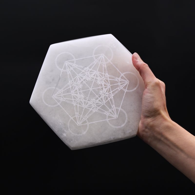 Grande Plaque de Charge Hexagonale 18cm - Direction & Décision
