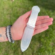 Couteau Rituel Sélénite - Chakra