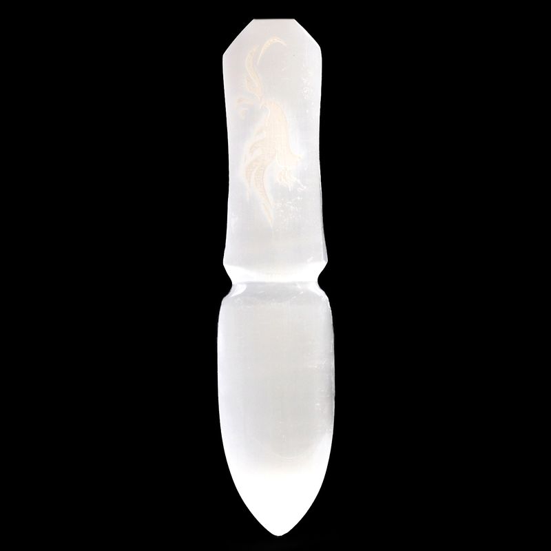 Couteau Rituel Sélénite - Lâcher prise du passé