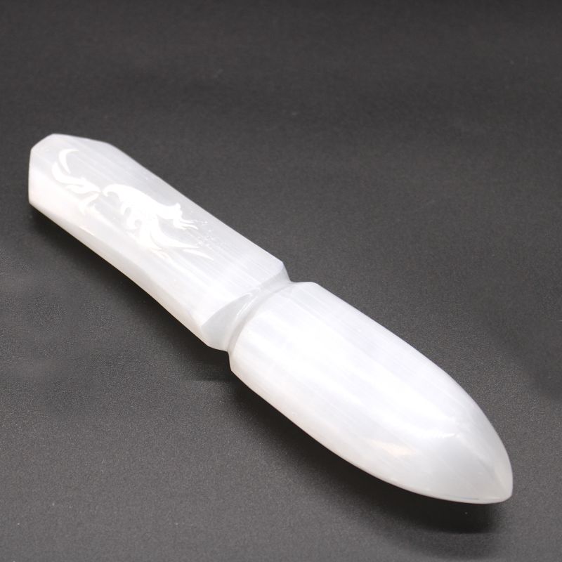 Couteau Rituel Sélénite - Lâcher prise du passé